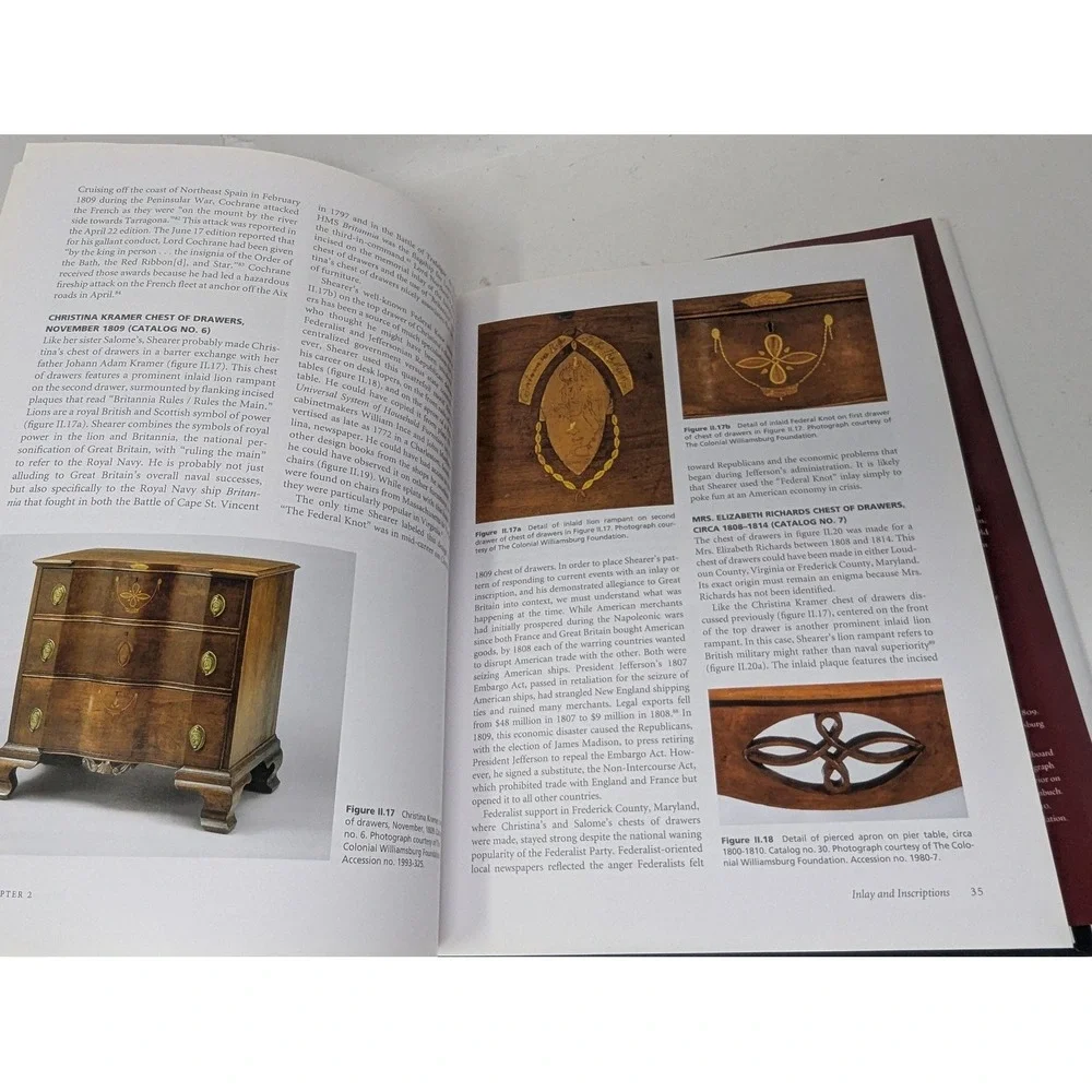 The Furniture Of John Shearer 1790-1820 Davison HC Antiques Furniture History